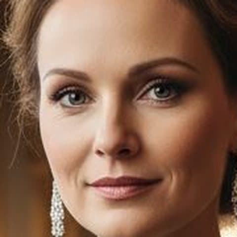 Close-up of the original face in the High Society template