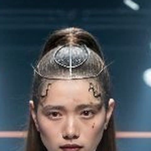 After: Fashion Week template with a different face swapped in