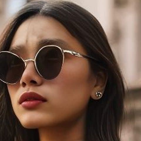Close-up of the new face after the AI face swap in the Stylish & Trendy (Female) template